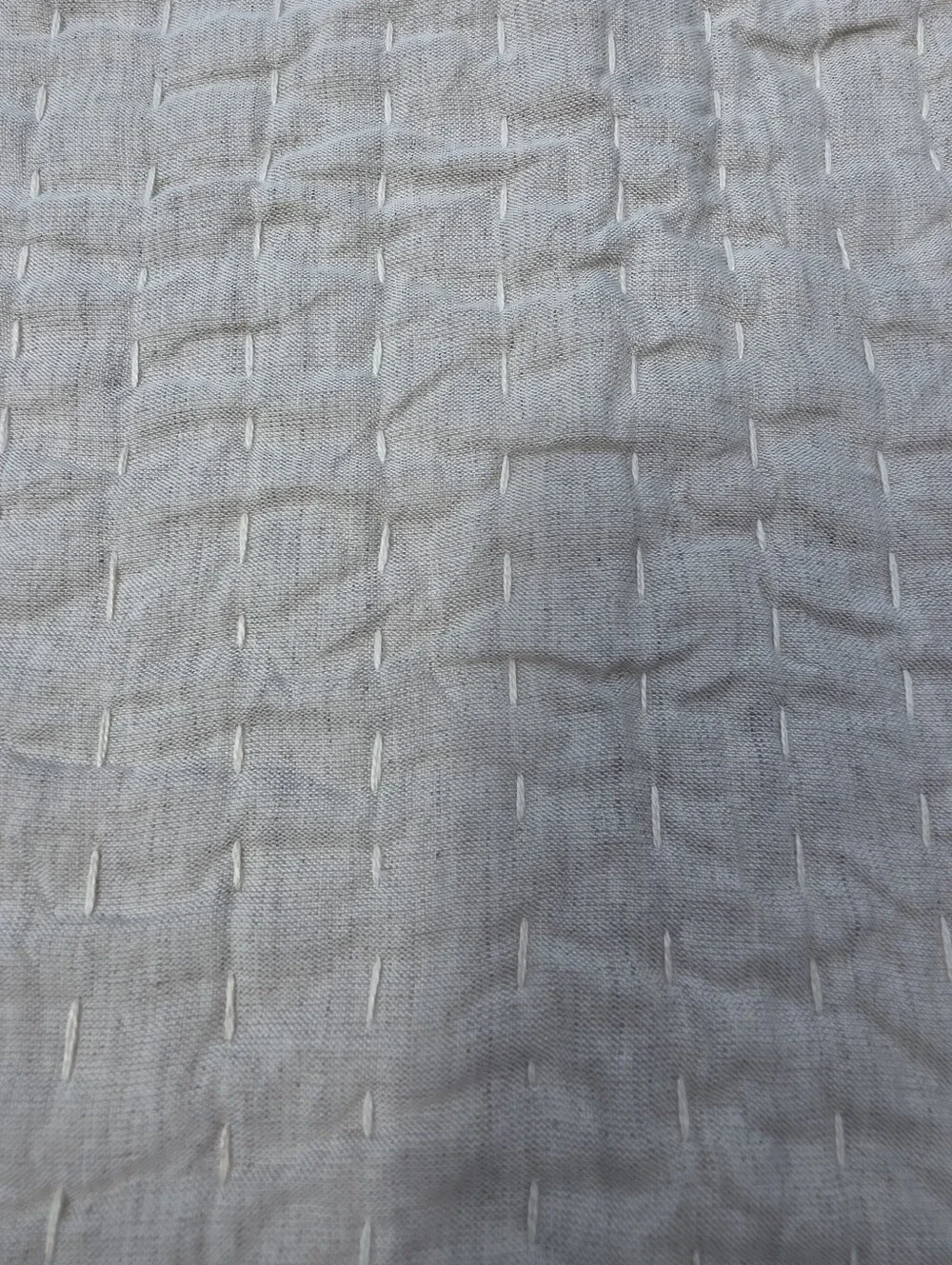 Quince European Linen Cotton Stitched Euro Sham - Undyed